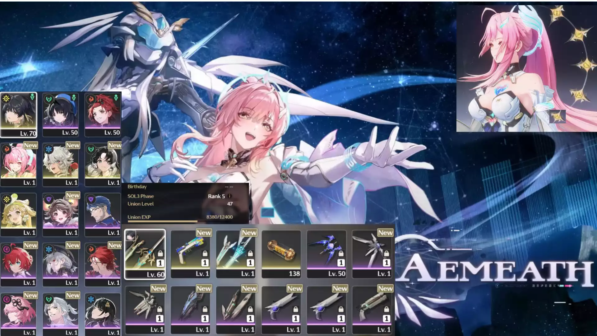 (Tuyệt Phẩm vip)(SEA) UL47 Aemeath c5r1 trấ